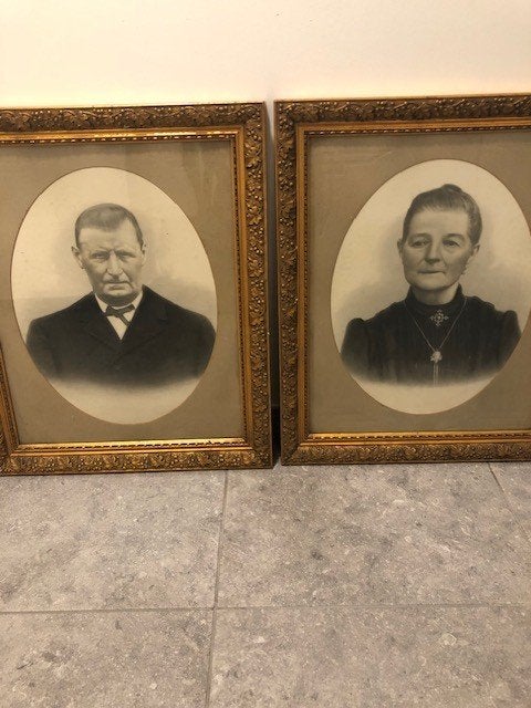 2 KADERS 49 X 59, Huis en Inrichting, Woonaccessoires | Lijsten, Ophalen, Gebruikt