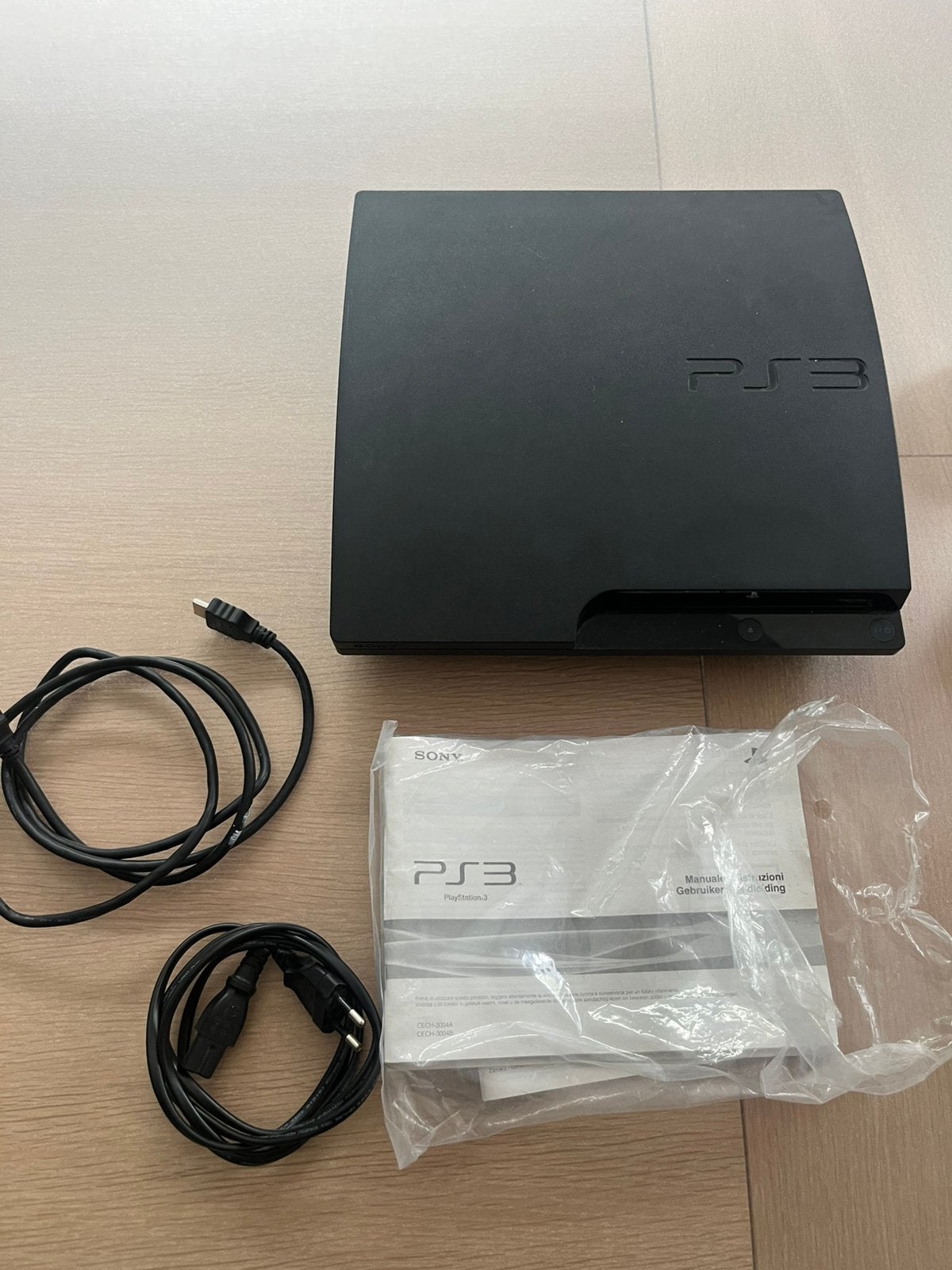 PlayStation 3 + 2 controllers + games, Ophalen, Met 2 controllers, 320 GB, Slim