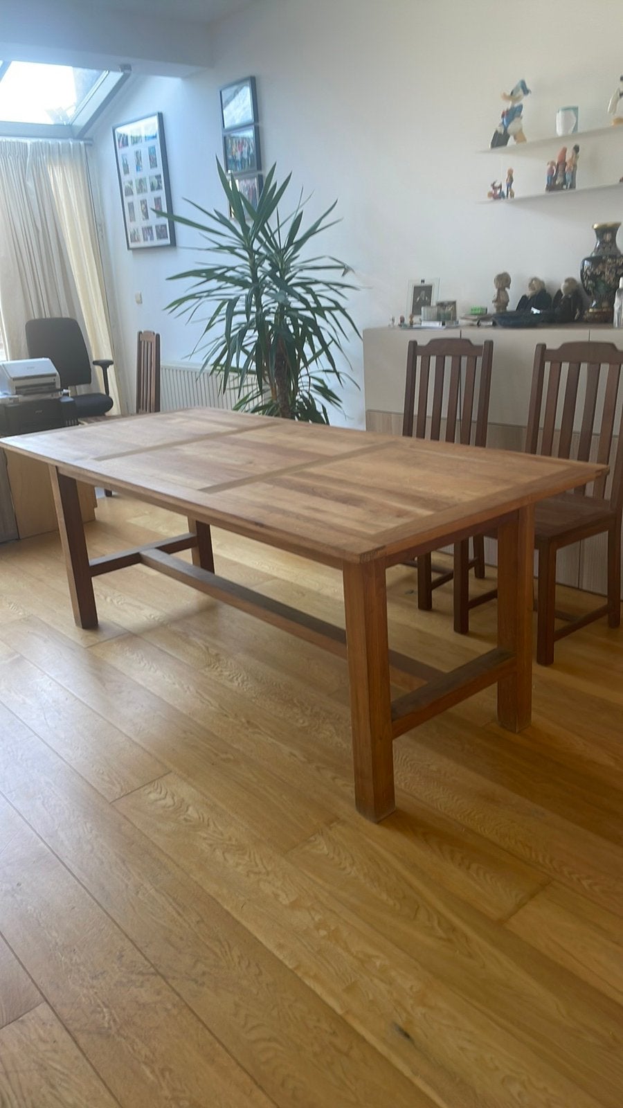 Kersenhouten tafel 90x200 hoogte, Huis en Inrichting, Ophalen, Zo goed als nieuw