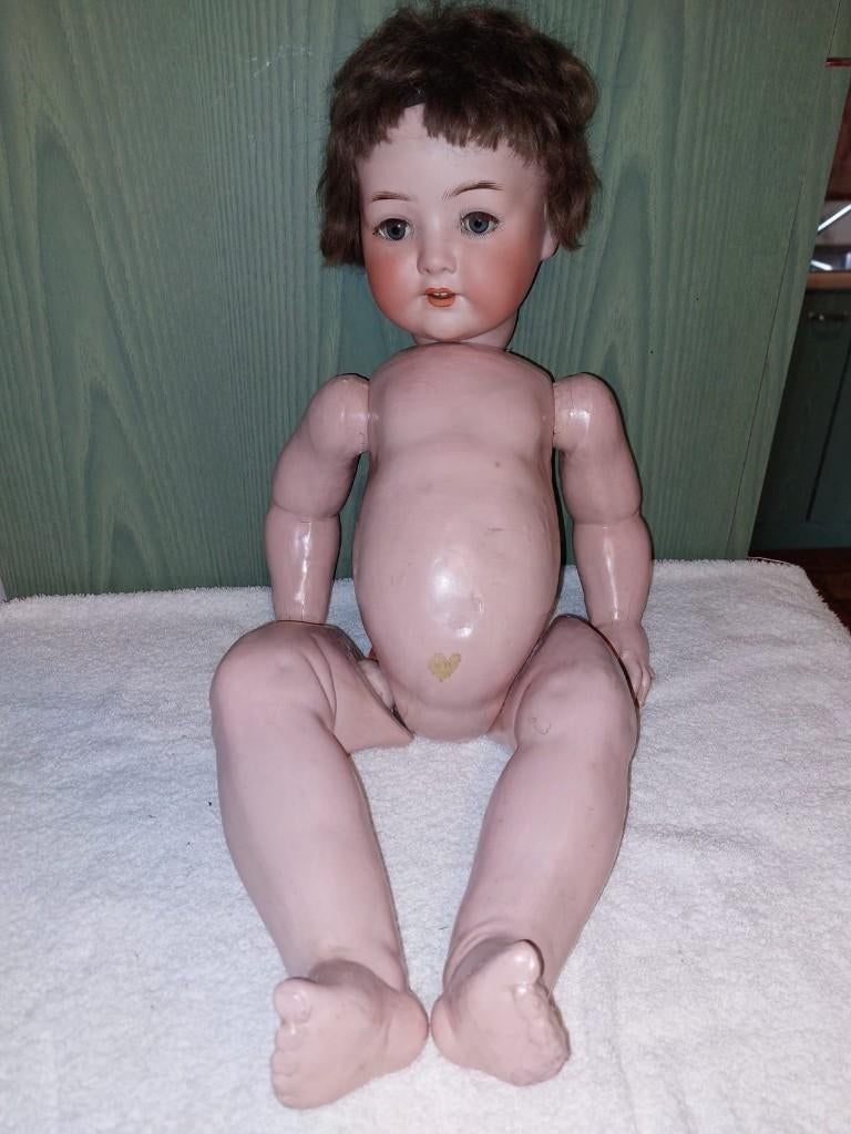 oude porseleinen baby pop, begin 1900, Enlèvement ou Envoi