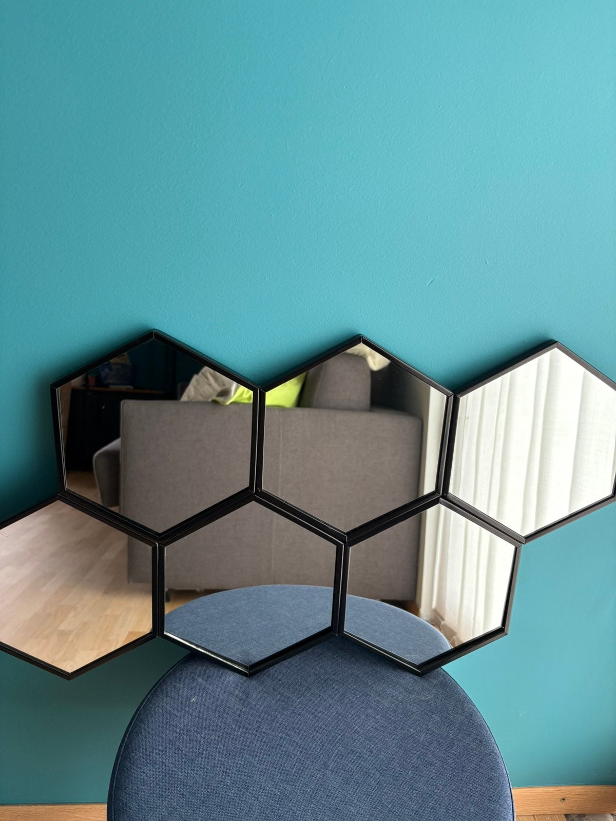 Miroir industriel, Maison & Meubles, Accessoires pour la Maison | Miroirs, Enlèvement, Comme neuf