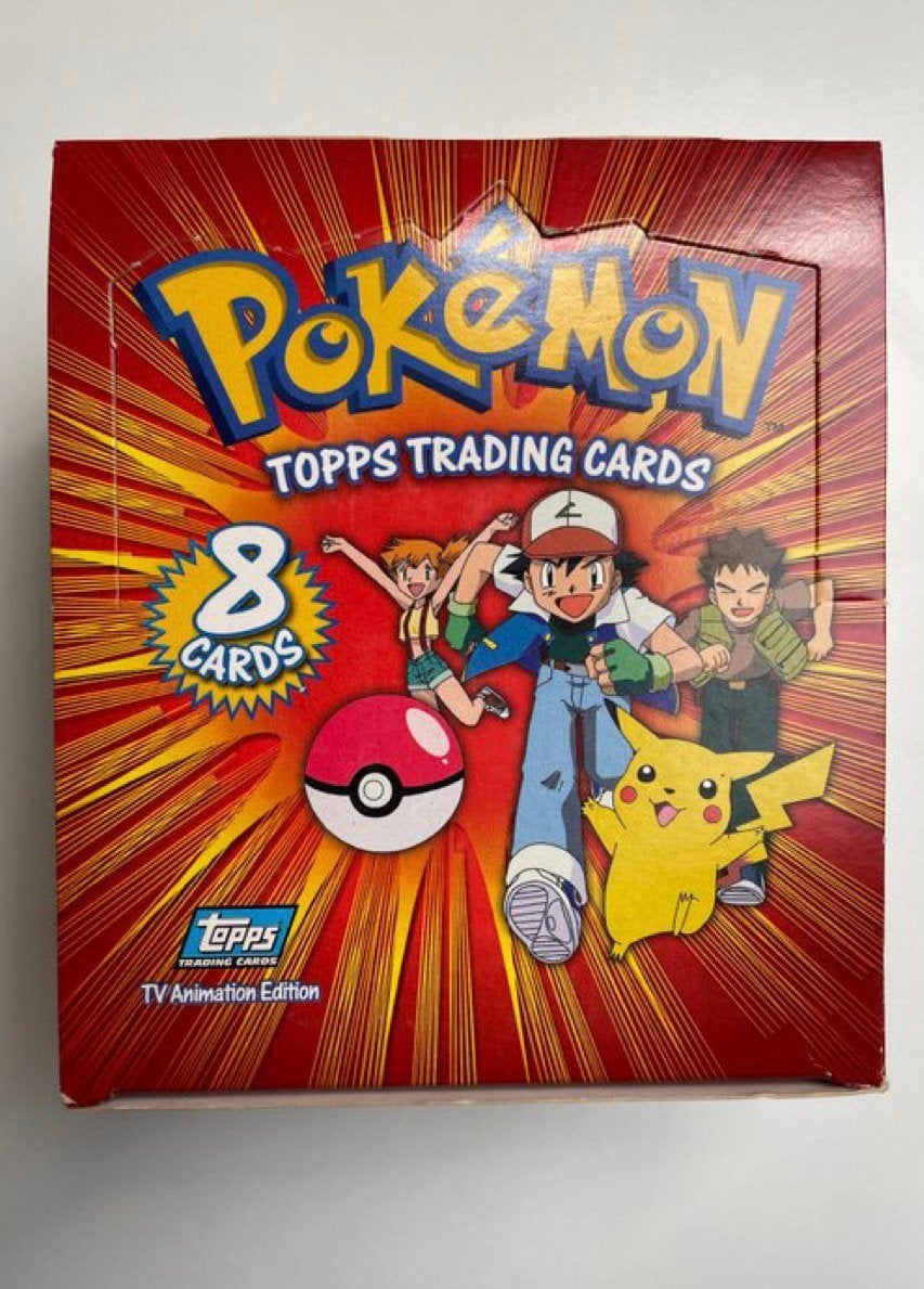 Pokémon Topps Trading Cards TV Edition Booster Box (1999), Ophalen of Verzenden, Zo goed als nieuw, Boosterbox, Foil