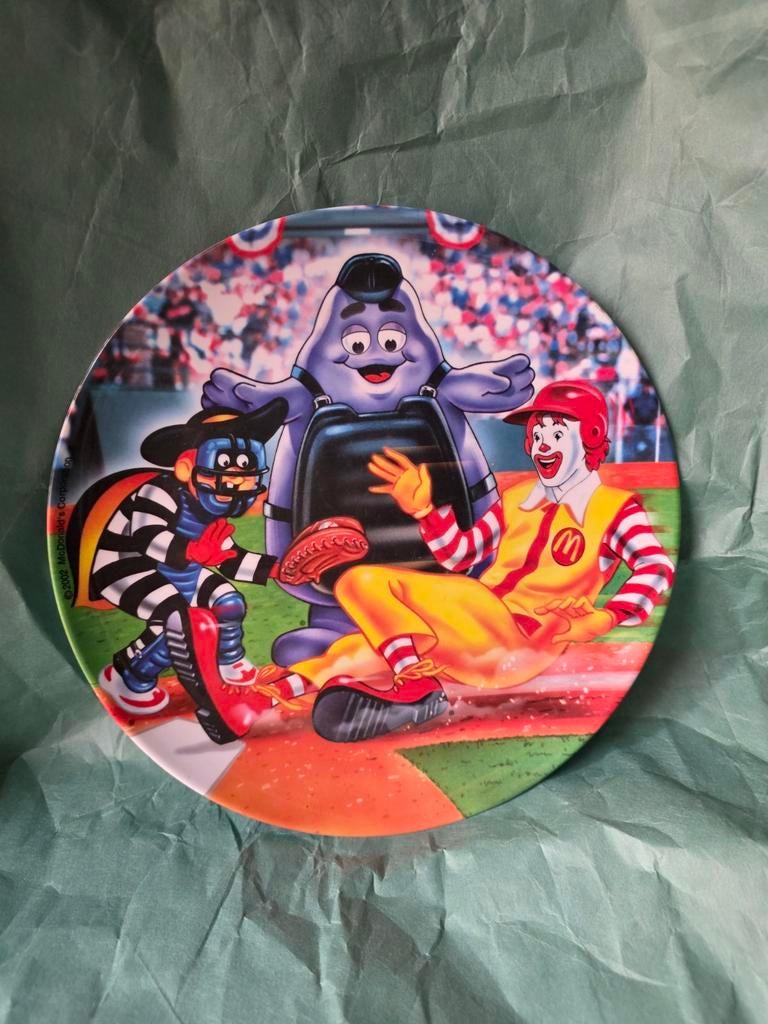 vintage McDonald's honkbalverzamelplaat uit 2002., Ophalen of Verzenden