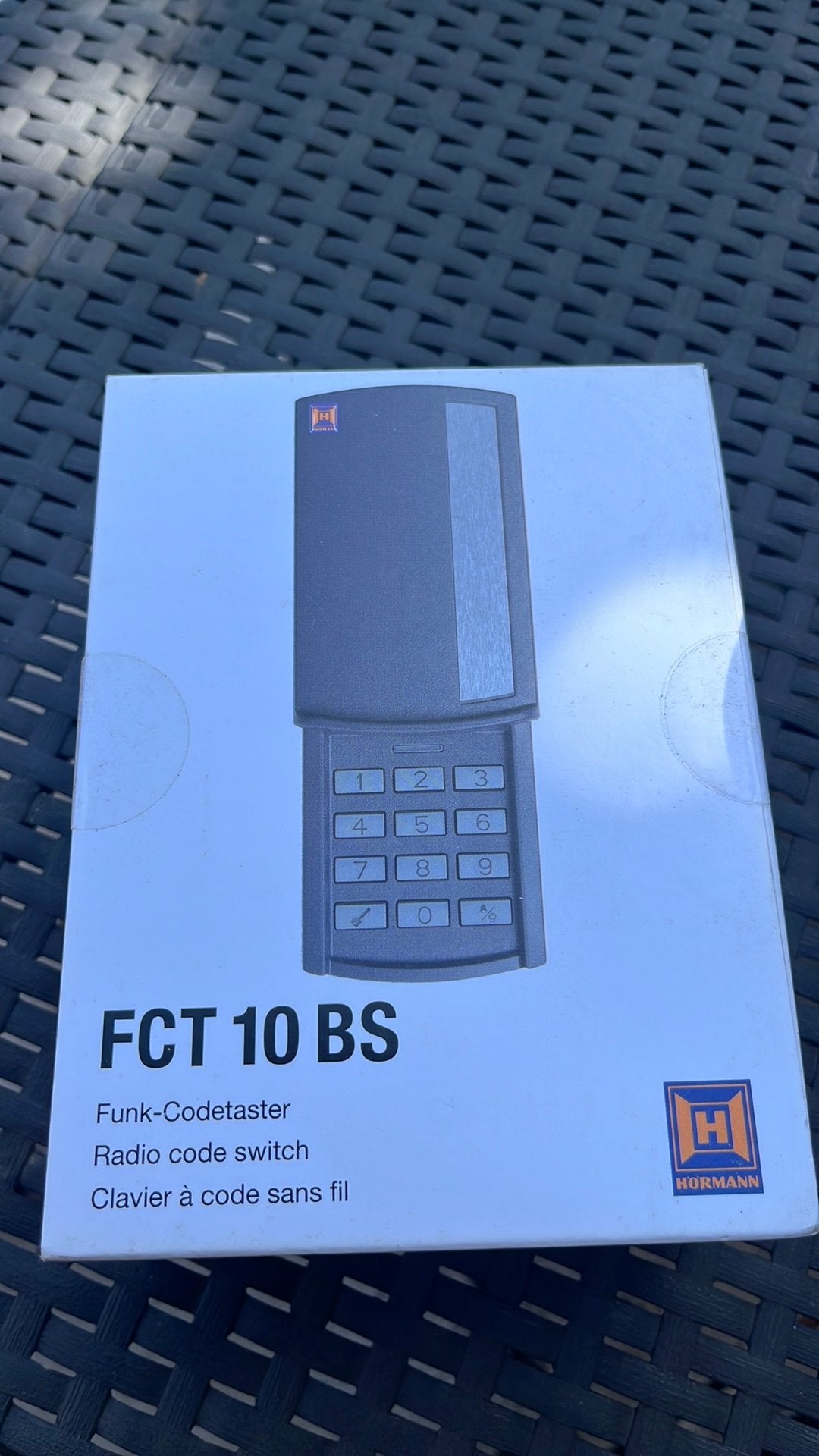 clavier à code sans fil Hörmann FCT 10 BS garage, Computers en Software, Toetsenborden, Nieuw, Numeriek, Ophalen of Verzenden