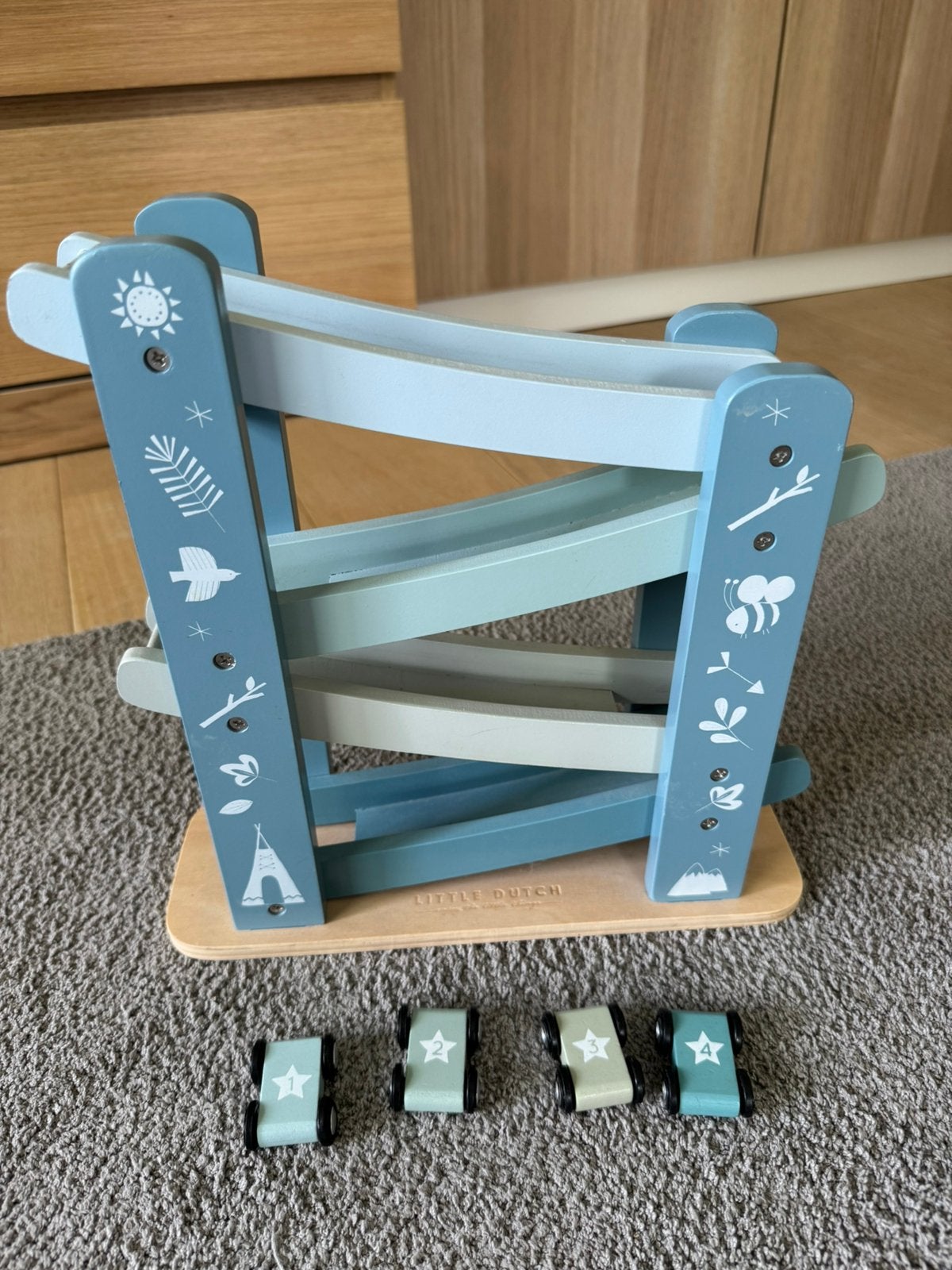 Little Dutch rollerbaan, Ophalen, Gebruikt