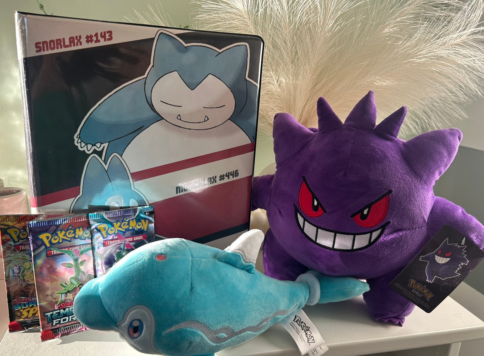 Binder + 114 kaarten + 3 booster packs + Gengar & Wailmer, Hobby & Loisirs créatifs, Jeux de cartes à collectionner | Pokémon