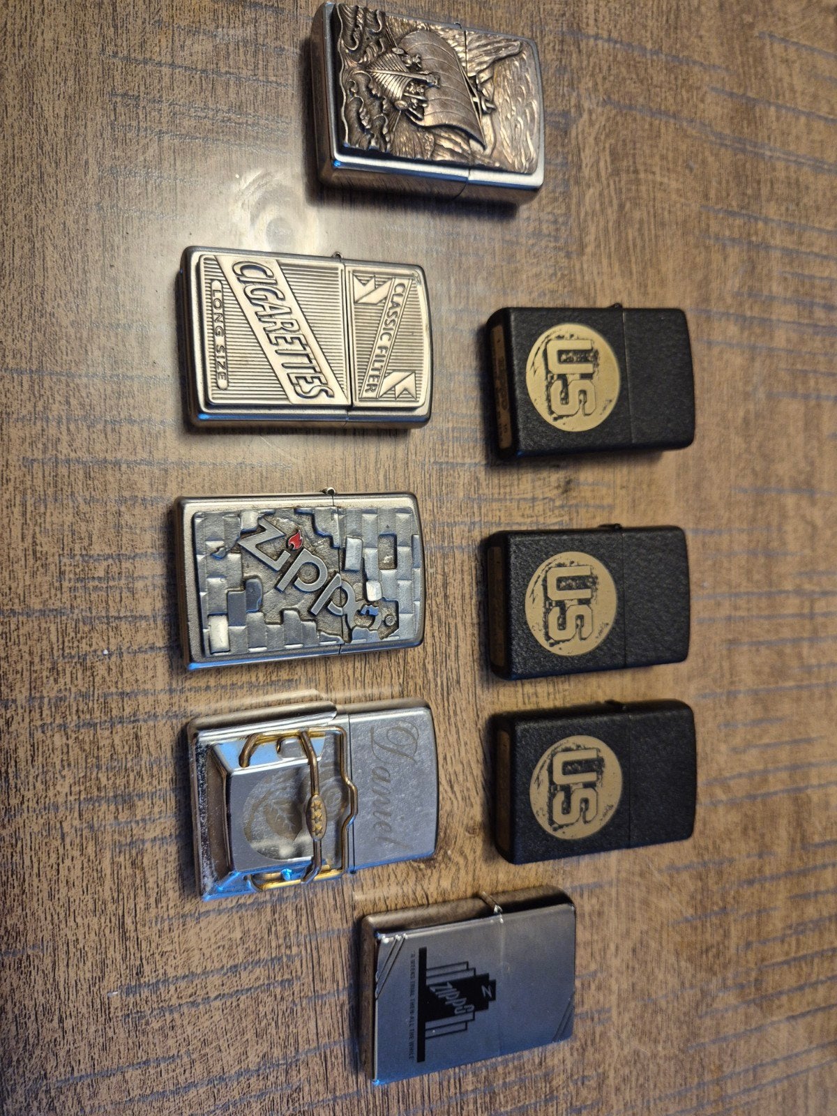 Zippo originale, Collections, Enlèvement