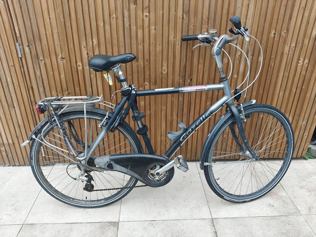 Gazelle herenfiets - Bahia alu lite 57 (nieuwe banden), Vélos & Vélomoteurs, Vélos | Hommes | Vélos de sport & Vélo de randonnée