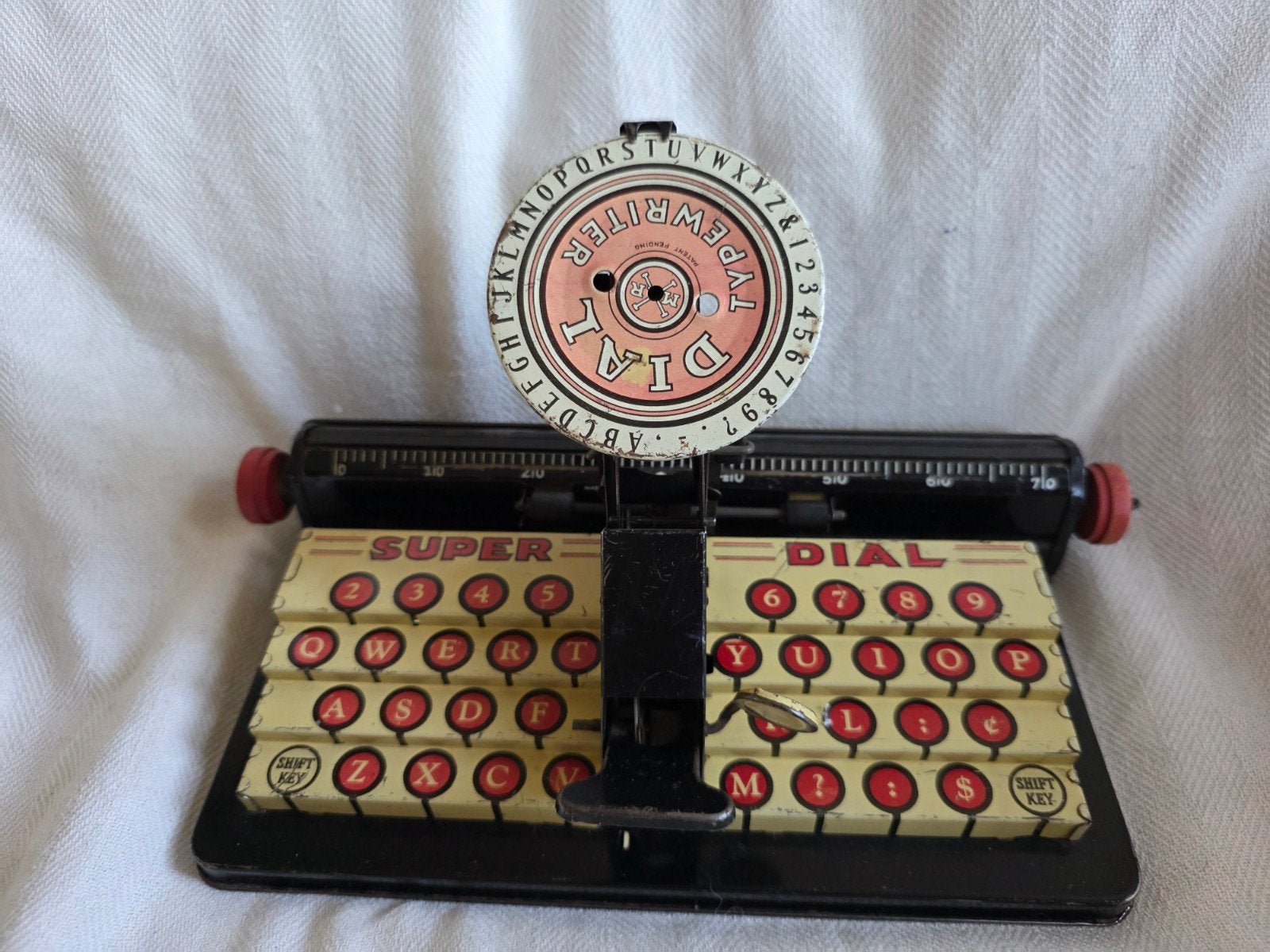 schrijfmachinespeelgoed uit de jaren 50 vintage speelgoed, m, Ophalen of Verzenden