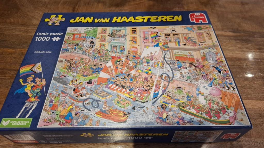 Puzzel jan van haasteren 1000stuks Celebrate pride, Ophalen