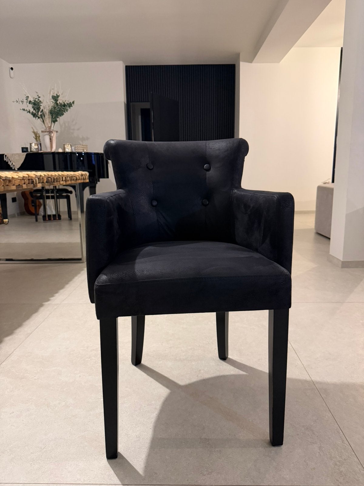 6 chaises, Enlèvement, Utilisé, Noir, Cinq, Six Chaises ou plus