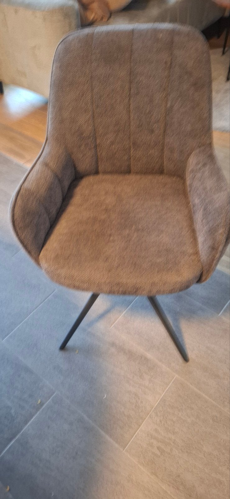 draaistoel antraciet, Ophalen, Vier