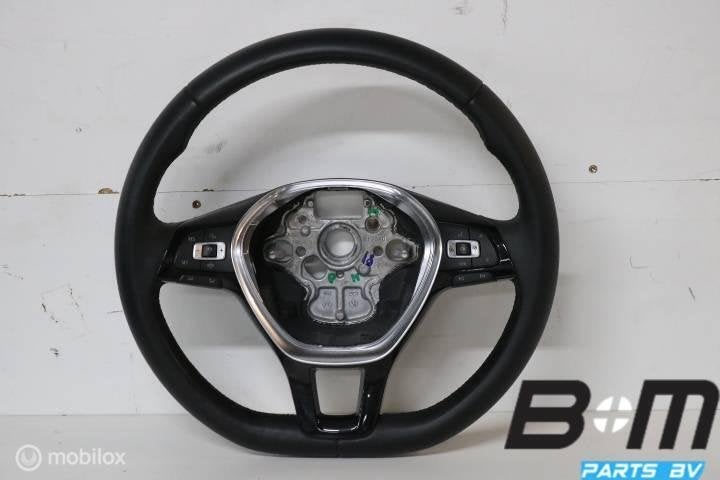 Leder multifunctie stuur VW Golf 7 5Q0419091BG, Auto-onderdelen, Interieur en Bekleding, Gebruikt
