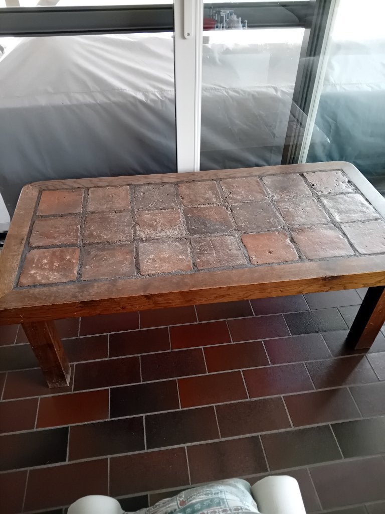 Salon tafel, Antiek, Enlèvement, Utilisé, 50 à 100 cm
