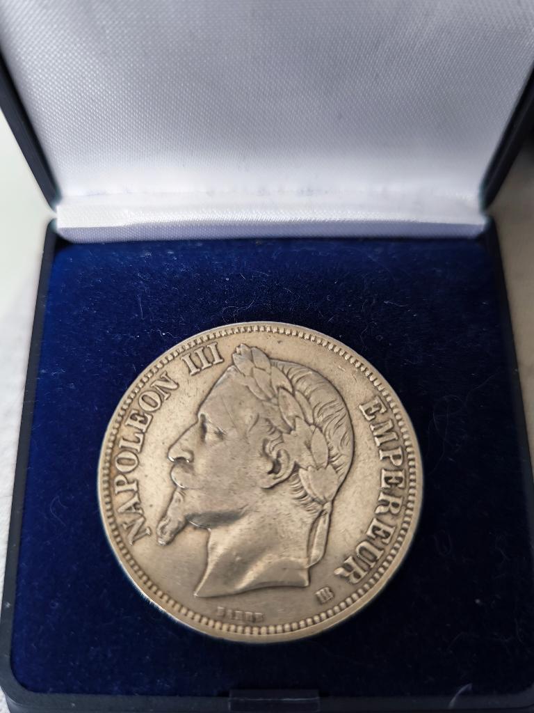 France Napoléon III tête laurée 1868, Enlèvement ou Envoi, France, Série, Argent