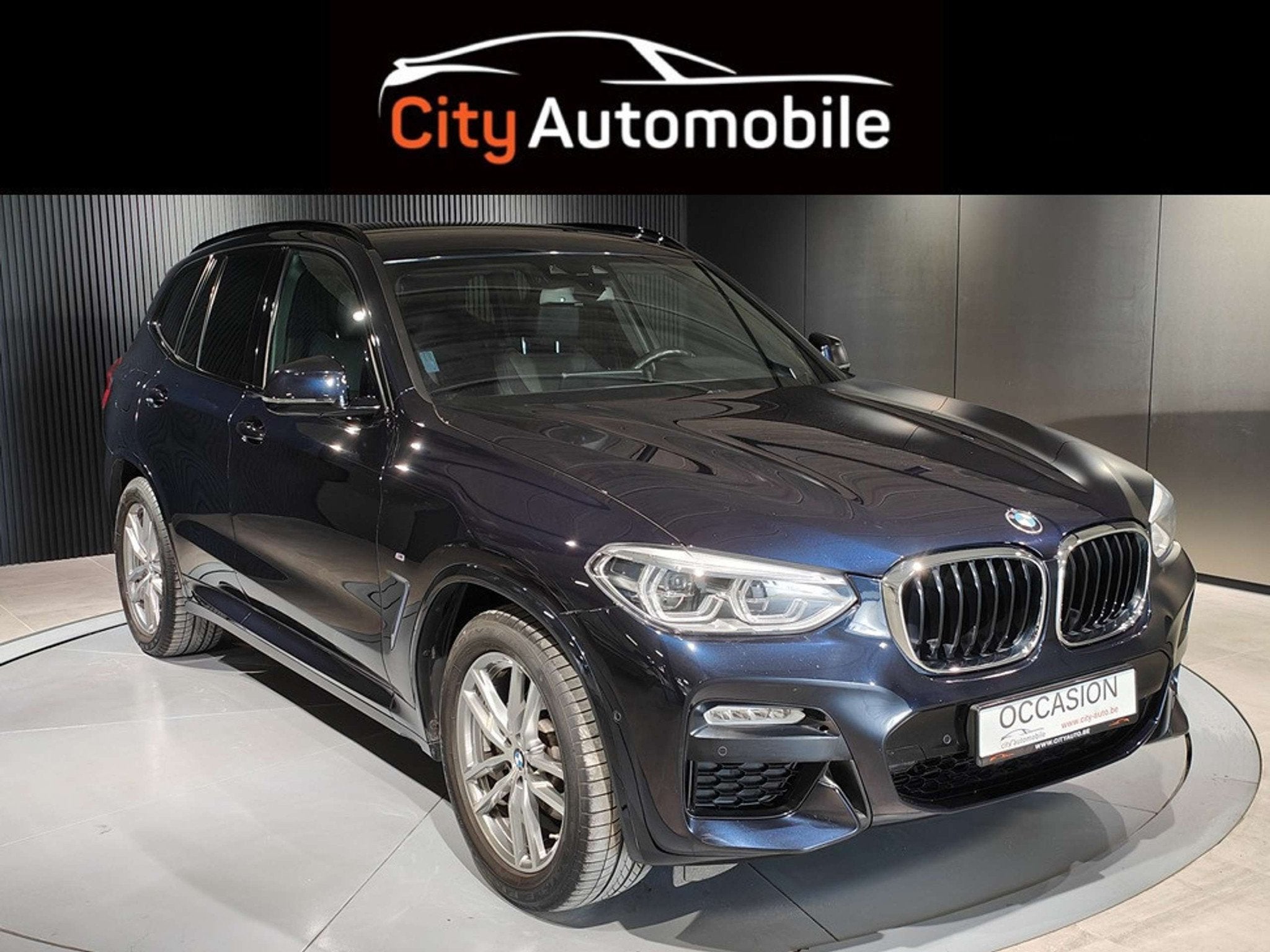 BMW X3 X3 XDRIVE20i PACK M CUIR BLUETOOTH ATTELAGE ELEC, Automaat, 4 cilinders, Blauw, https://public.car-pass.be/vhr/58b88e74-ff54-4ff9-a110-ab86628a2d58