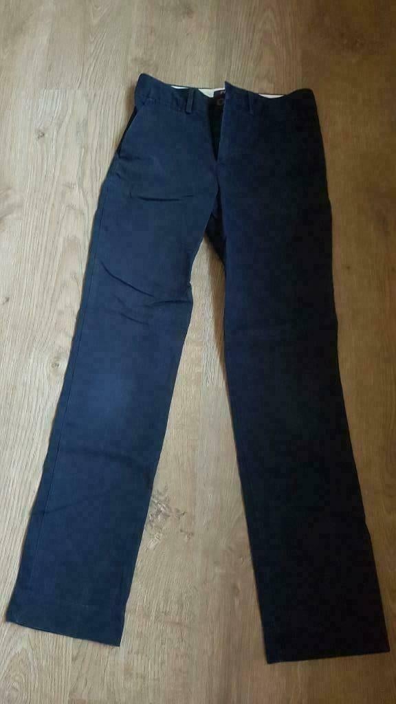 donkerblauwe geklede broek Ralph Lauren maat 140 - 146 - 152, Broek, Ophalen of Verzenden, Zo goed als nieuw, Jongen