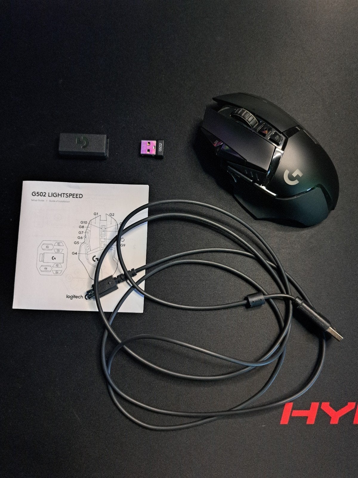 Logitech G502 Lightspeed sans fil, Souris, Enlèvement ou Envoi, Logitech, Comme neuf