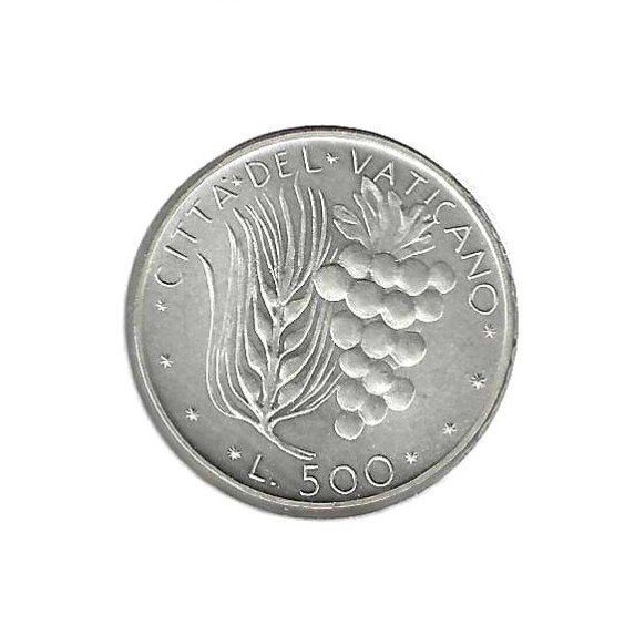 Vaticaan, 500 Lire 1971., Ophalen of Verzenden, Overige landen, Losse munt, Zilver