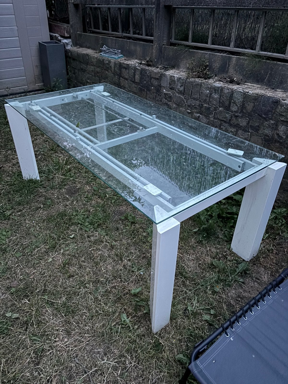 Glazen tafel om gratis weg te geven, Overige typen, Ophalen, Gebruikt, Glas