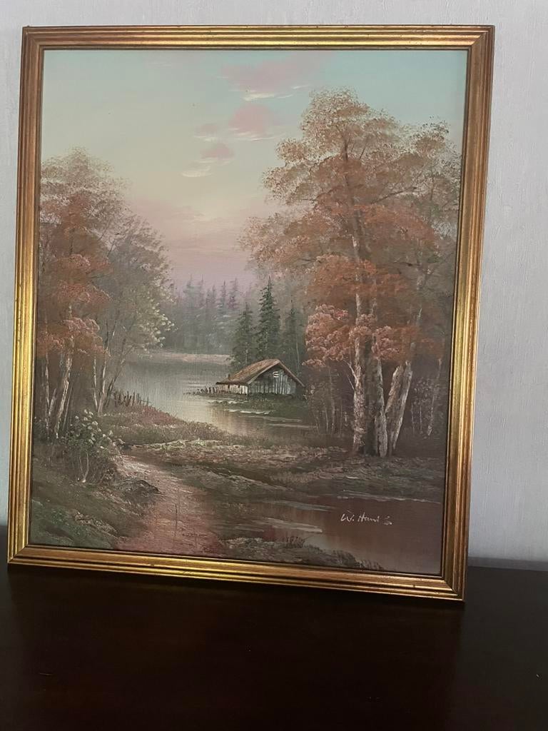 Landschapsschilderij, Ophalen