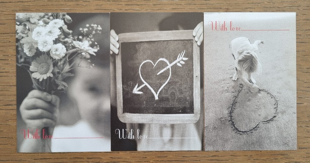 Briefkaart X 3 ** With Love €0,46 2006, Postzegels en Munten, Verzenden, Briefkaart