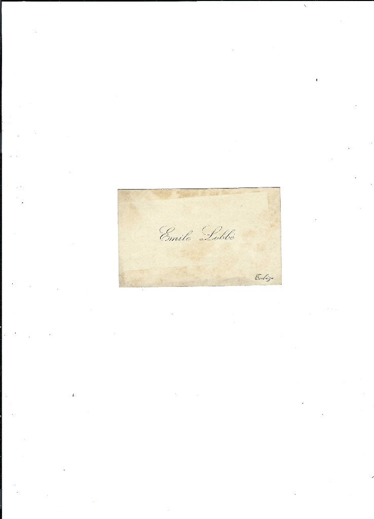 Carte de visite ancienne, Collections, Cartes de naissance & Cartes de visite, Enlèvement ou Envoi, Carte de visite