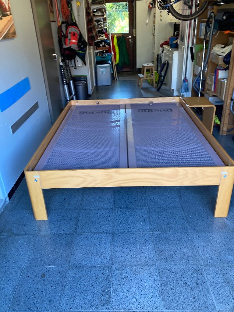 Auping bedbodems en beddenbak, Huis en Inrichting, Ophalen, Gebruikt, Tweepersoons, Bedbodem