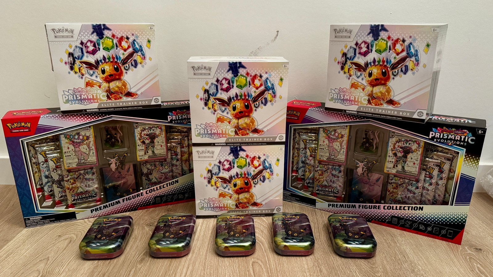 ️ Sealed Pokémon Collectie Engels - Prismatic, Ascended, …, Ophalen of Verzenden, Nieuw, Boosterbox, Foil