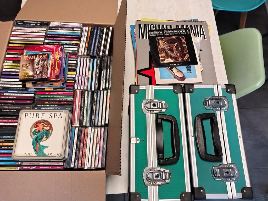 Lot cd's en lp's, Ophalen, Gebruikt, Boxset