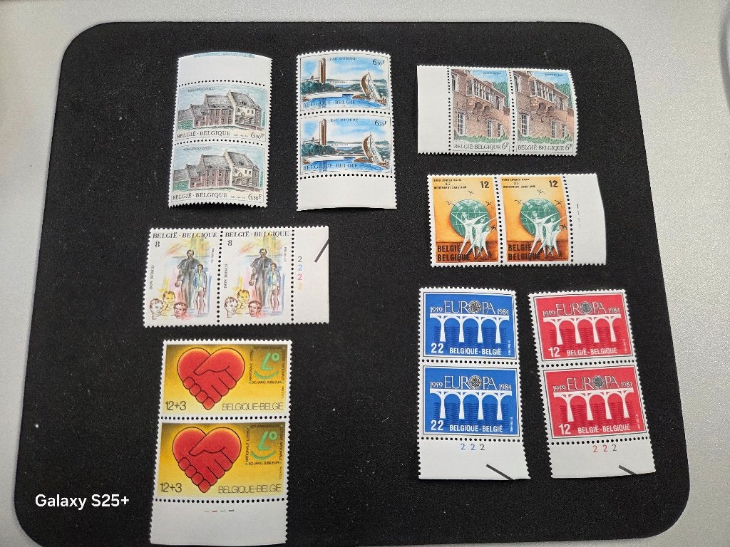 Set nieuwe postzegels „Thema: Europa/Various -1984", Ophalen, Met stempel, Frankeerzegel, Postfris