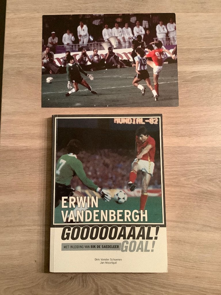 Voetbalboek Erwin Vandenbergh met foto, Ophalen of Verzenden, Zo goed als nieuw, Balsport