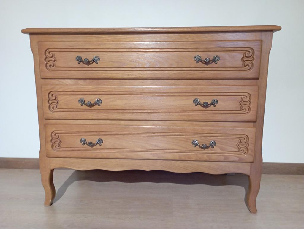 Commode en bois massif, Maison & Meubles, Armoires | Commodes, 3 ou 4 tiroirs, 25 à 50 cm, Moins de 100 cm, Enlèvement