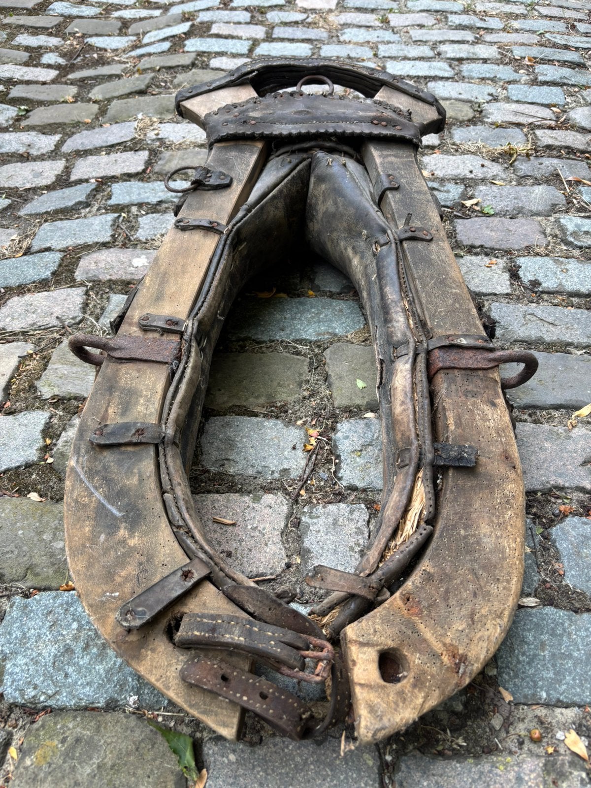 Harnais pour chevaux original, Enlèvement
