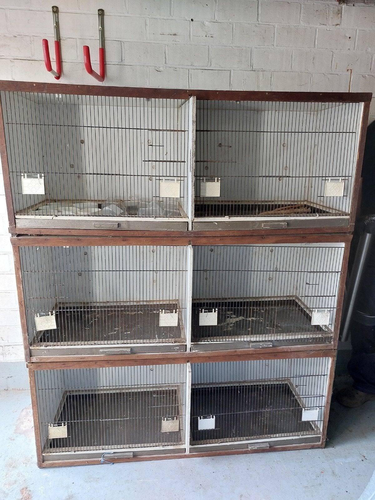 stevige 3 kweekbakken voor vogels + benodigdheden, Dieren en Toebehoren, Ophalen, Gebruikt, Hout, Broedkooi of Kweekkooi