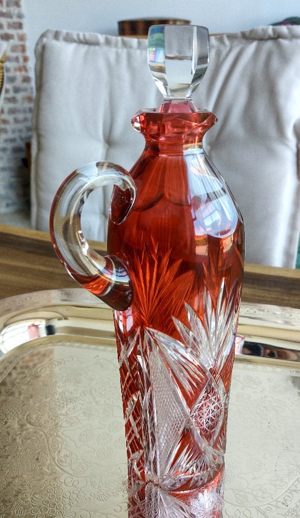 Val Saint Lambert rare Bar Bottle 1908 Aurore, Enlèvement ou Envoi