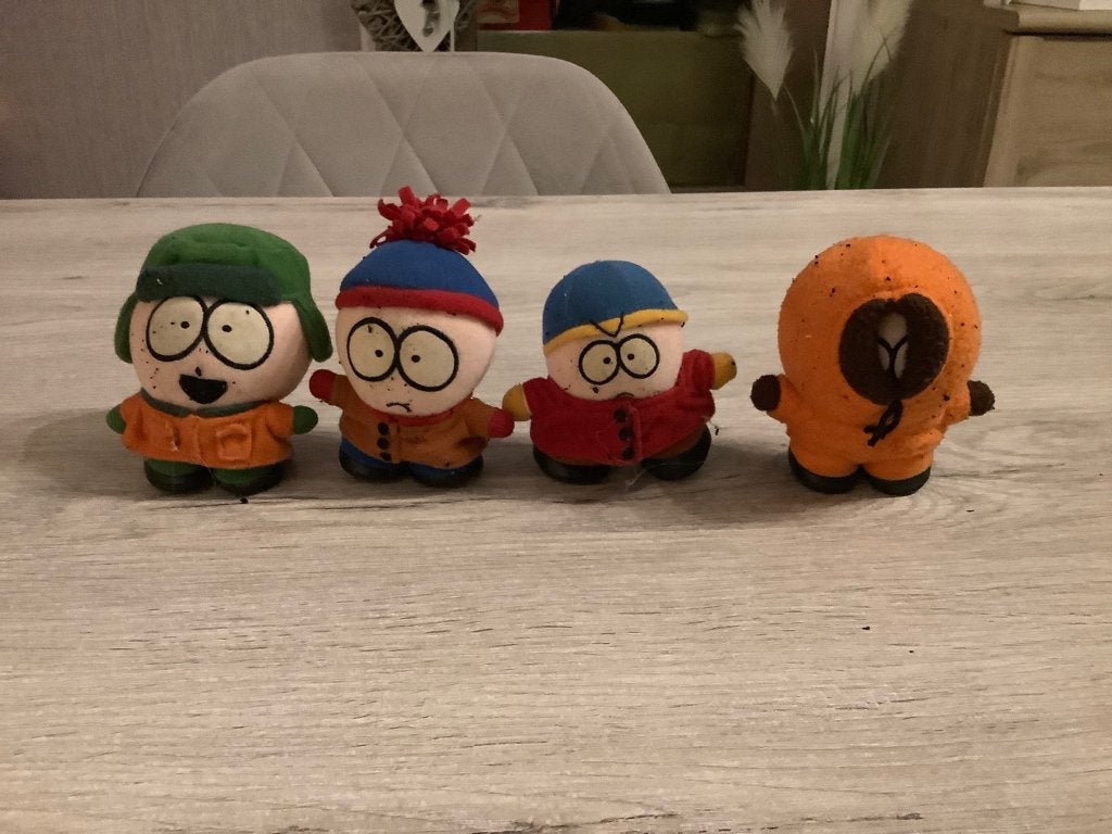 South Park pluche speelset (10 cm), Ophalen of Verzenden, Gebruikt