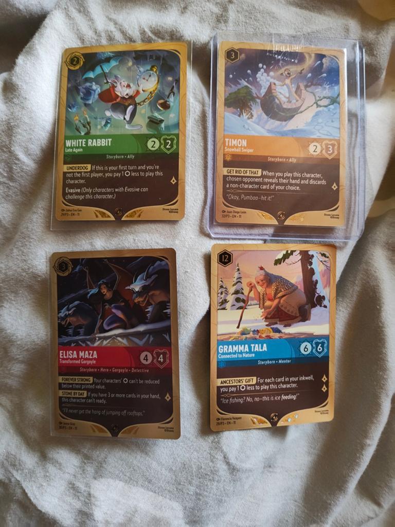 Disney Lorcana: 4 WINTERSPELL promo cards, Ophalen of Verzenden
