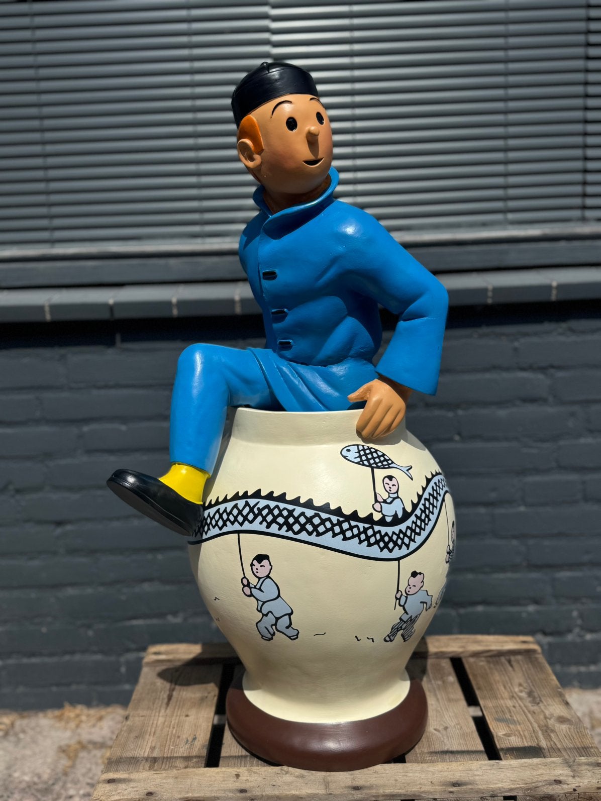 Décoration d'images de Tintin dans le vase, Enlèvement, Utilisé, Humain