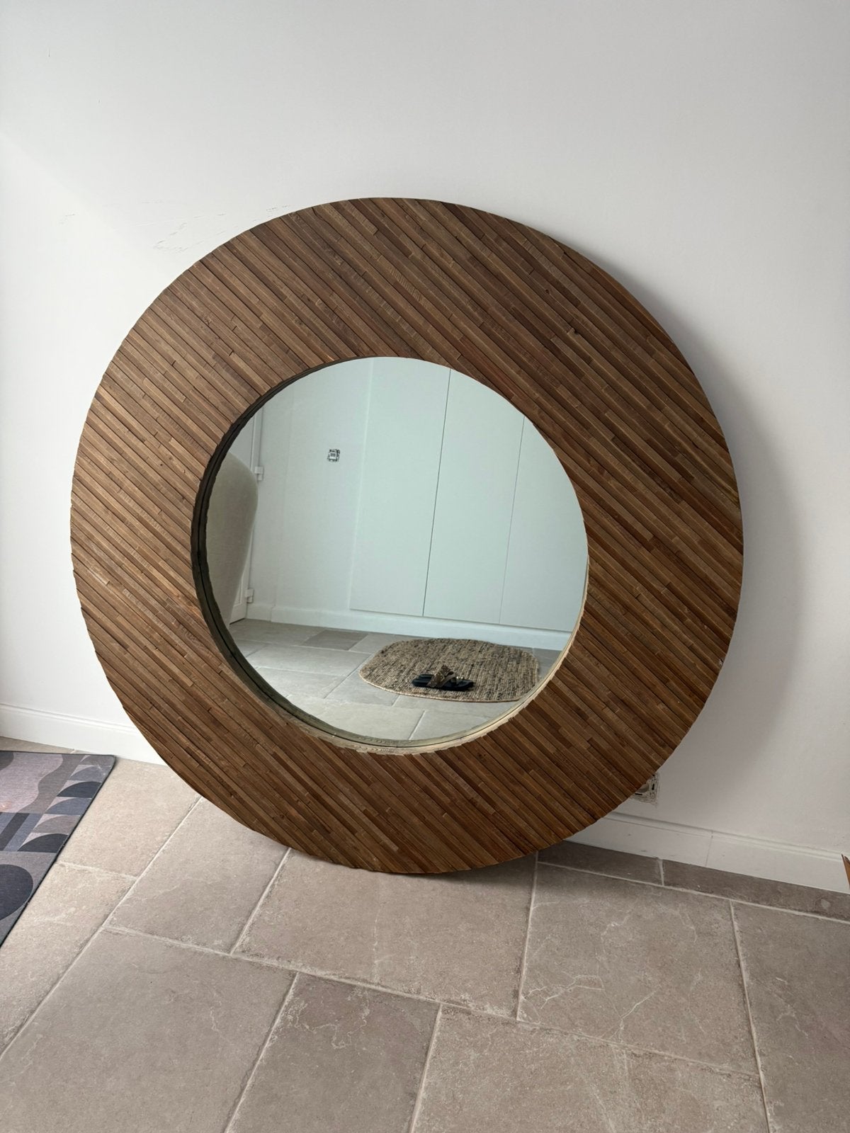 Miroir maison du monde en bois massif, Enlèvement, Comme neuf