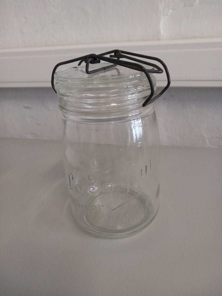 Bocal "Le Parfait" 1 L- conserves, confitures, batch cooking, Enlèvement, Comme neuf, Verre