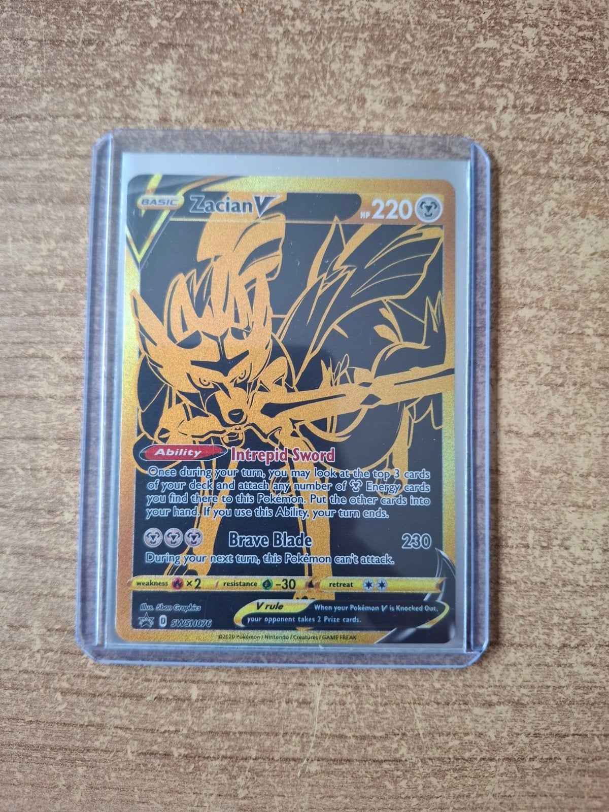 Pokémon GOLD: Zacian V, Verzenden, Nieuw
