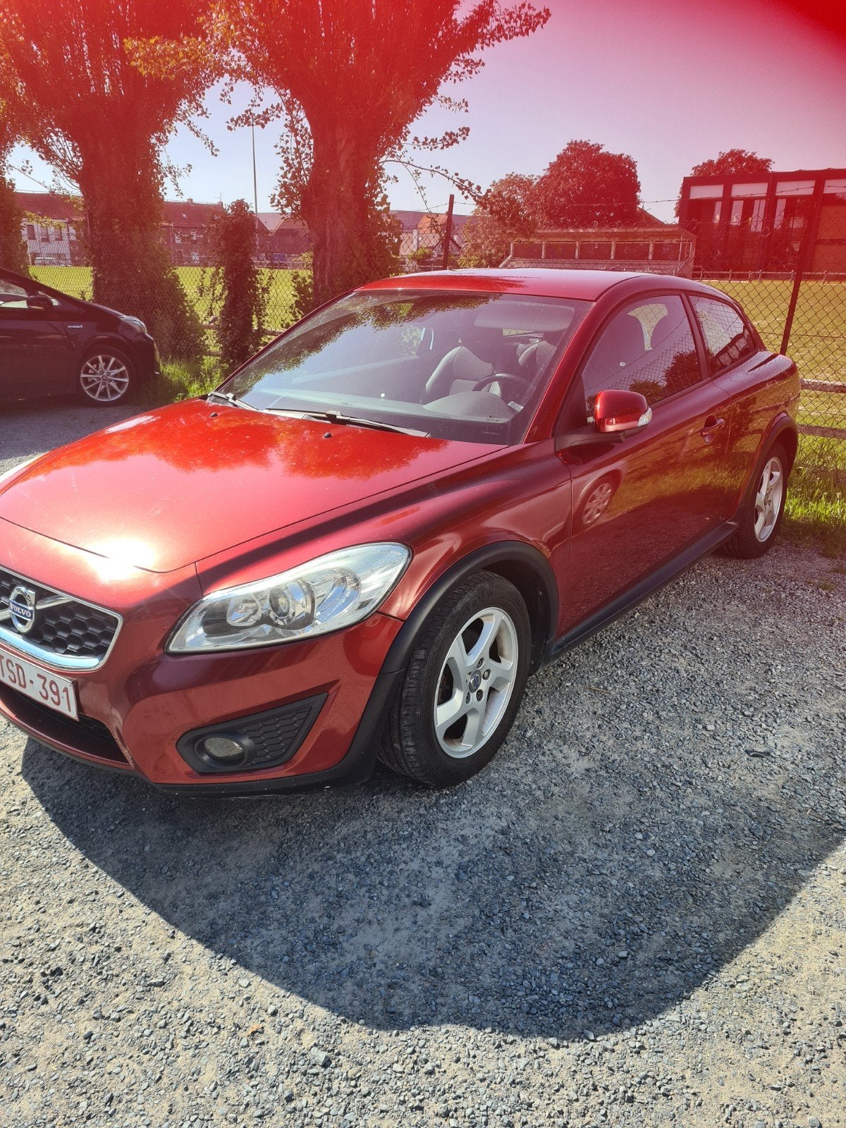 Volvo C30 115 cv Drive start Stop Momentum FAIRE OFFRE !, Auto's, Volvo, Zwart, Particulier, C30, Rood