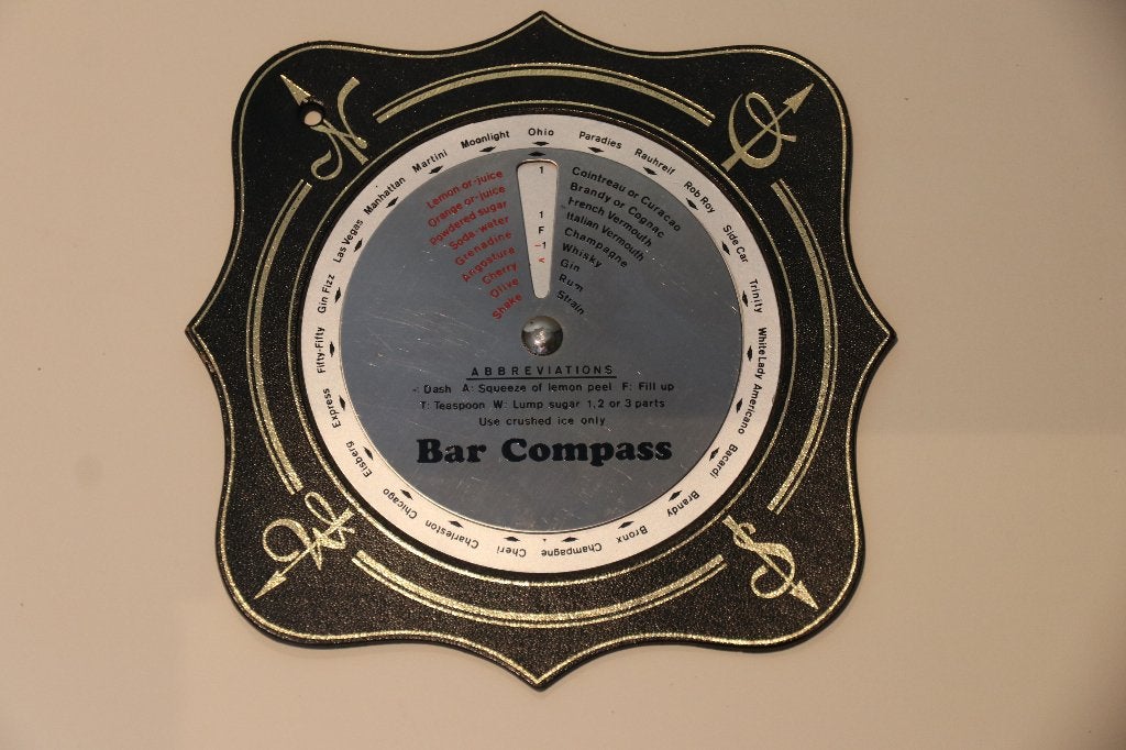 Vintage 'Bar Compass' '70's, Vintage, Comme neuf, Enlèvement, Autres types