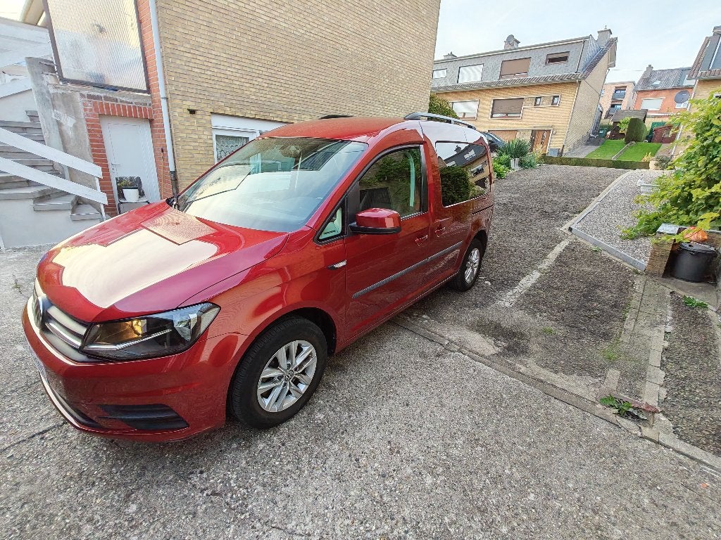 VW Caddy 1,0 TSI 75KW-102CH, Rouge, 75 kW, Achat, Isofix