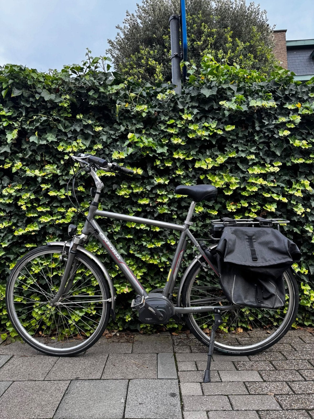 Oxford elektrische fiets (incl 2 batterijen), Fietsen en Brommers, Gebruikt, Velgrem, Versnellingen, Ophalen