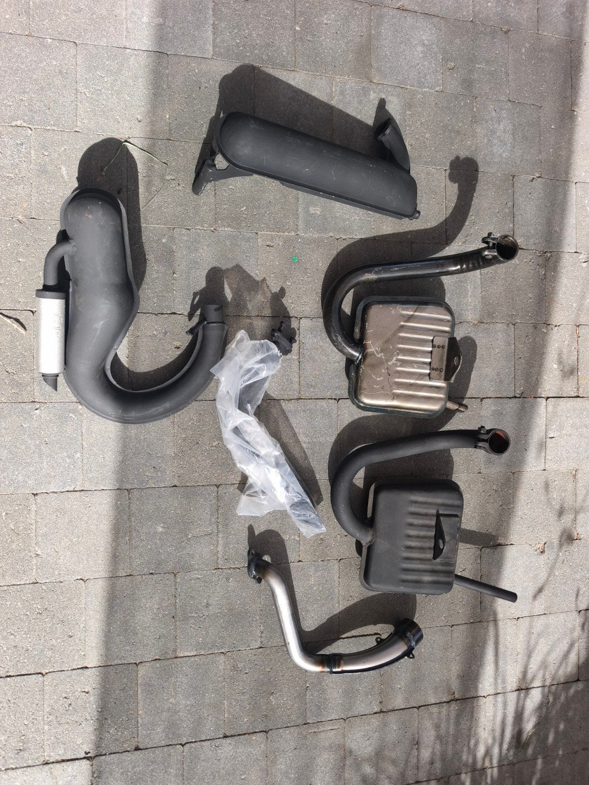 Lot pot échappement neuf Vespa, Vélos & Vélomoteurs