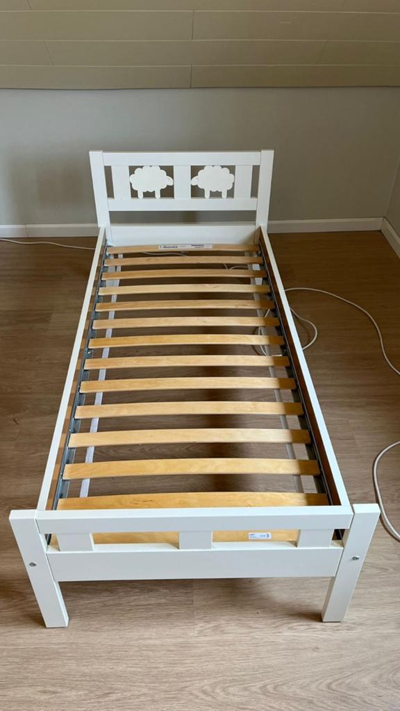 Lit enfant IKEA KRITTER 160cm, Matelas, 70 à 85 cm, Enlèvement, Utilisé