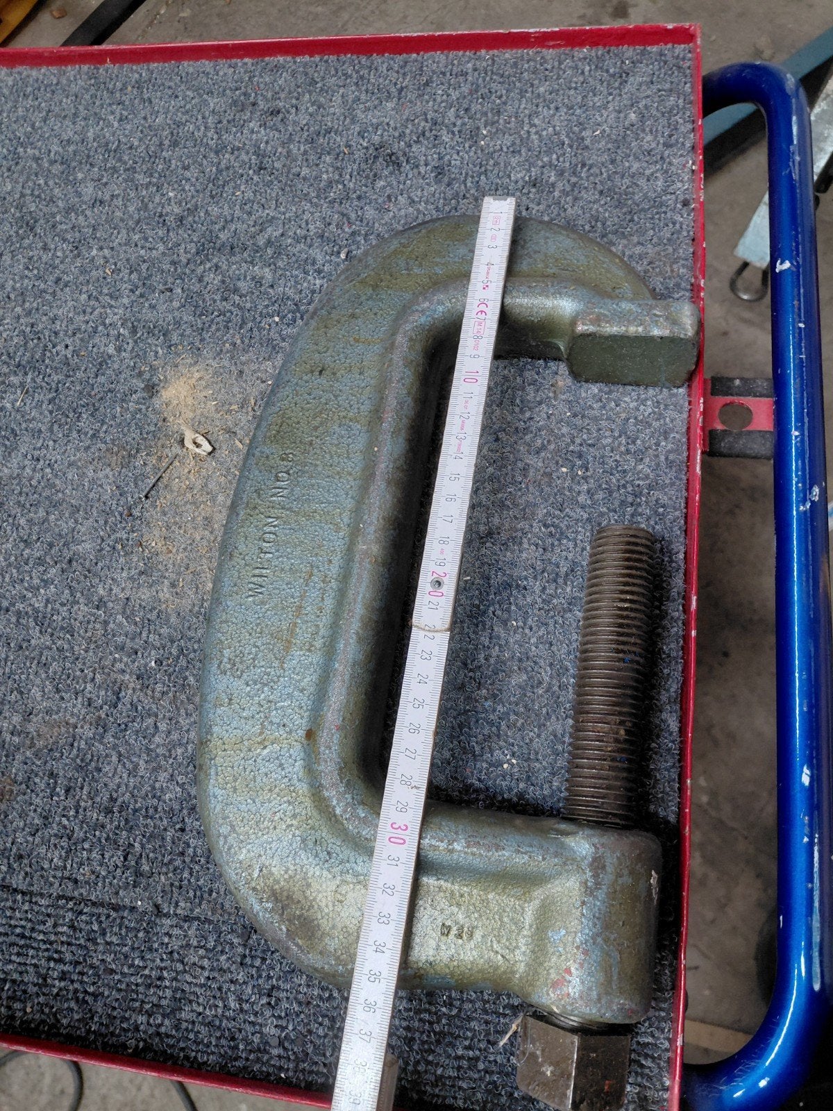 Wilton C klem 360 mm, Ophalen of Verzenden, Zo goed als nieuw