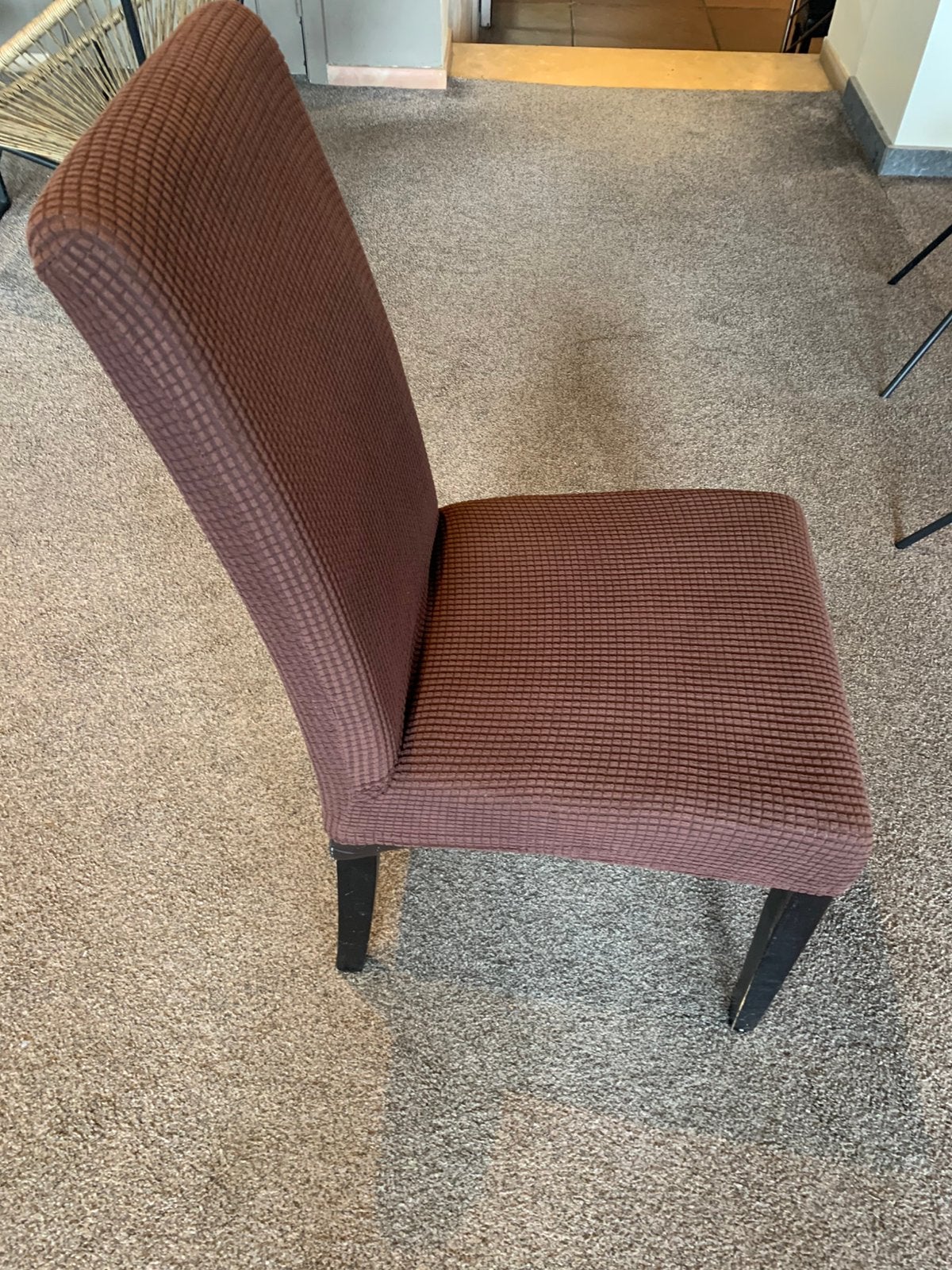 24 zachte hoge eetkamerstoelen, Huis en Inrichting, Stoelen, Ophalen, Gebruikt